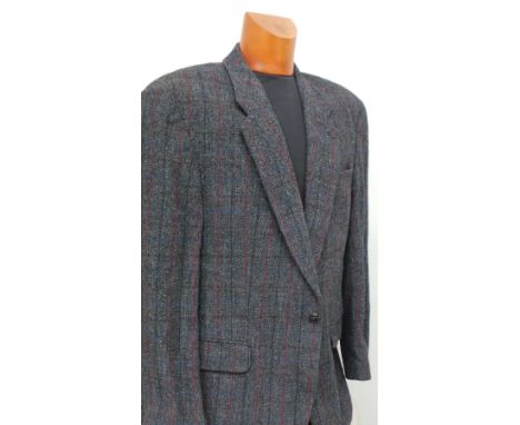 Two 'Harris Tweed' Jackets. One herringbone - 38/40 chest, one dogtooth 36" chest and one dark grey with red/blue check 38 - 