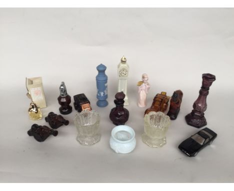 A quantity of vintage Avon scent character bottles