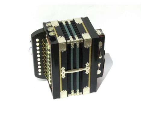A Parsifal button melodeon, boxed