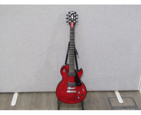 A Gibson Les Paul "Dark Fire" Limited Edition First Run Robot electric guitar with figured red body, serial number DF1971, Gi