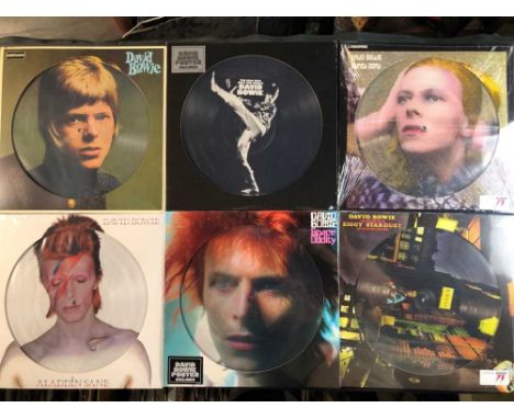 Bowie - 6 LP record picture discs, David Bowie limited edition 2021 sealed, The man who sold the world - sealed DBMANPD 1972,