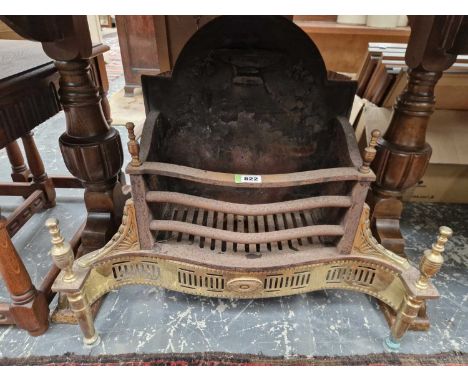 A regency-style fire grate.