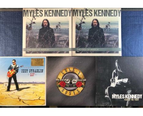Myles Kennedy / Guns N' Roses / Izzy Stradlin - 5 LP records; Myles Kennedy: 2x The Ides Of March - 2021 pressing 2xLP with s