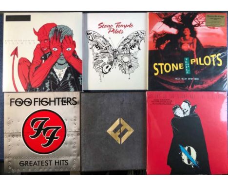 Stone Temple Pilots / Queens Of The Stone Age / Foo Fighters - 6 LP records; Stone Temple Pilots: Core - 2013 EU reissue 2xLP