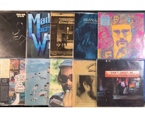 Elton John - 10 Lp records, Regimental Sgt Zippo RSD 2021, Live at The Fillmore West 11.12.70, The cover records, Tumblewood 