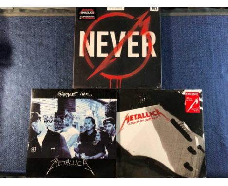 Metallica - 2LP record and 1x12" single; Through The Never (Music From The Motion Picture) - Sealed 2013 US release 3xLP box 