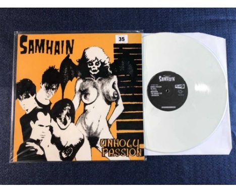 Samhain - Unholy Passion - White vinyl (no etching) 12" EP record