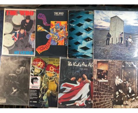 The Who -  8 x Lp records - Quadrophenia 1st Uk pressing Who's next 1974 Uk reissue, Odds and Sods  - 1/2 speed remastering R