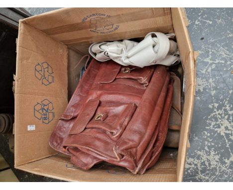 Vintage briefcases and a gents bags etc.