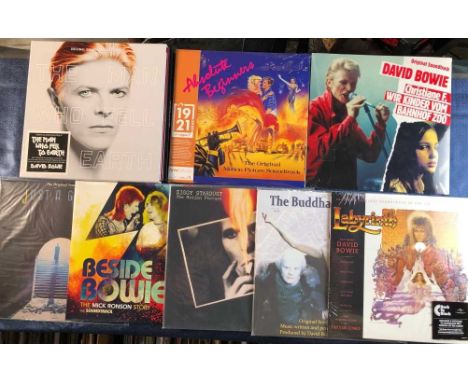 Bowie - Film soundtracks 8 LP records, Ziggy Stardust. The motion picture 2 x Lp 1st euro pressing 1983. Christiane F. Reissu
