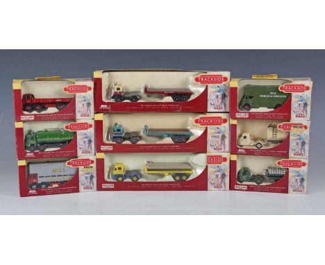 A collection of Lledo Trackside, Oxford, Dublo Dinky Toys, Matchbox, Corgi, EFE and other cars and commercial vehicles, the m