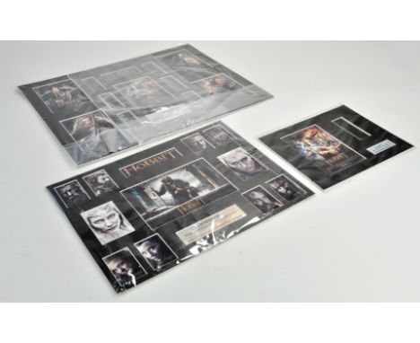 Lord of the Rings LOTR collectables including Hobbit comprising Limited Edition Film Cell Montage x 3.