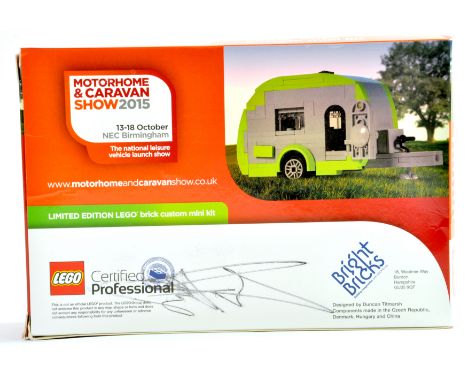 Lego Professional Certified Set for 2015 Motorhome and Caravan Show. Signed Limited Issue. Unopened. Rare. Note: We are alway