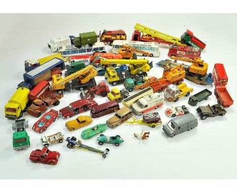 A group of play worn diecast comprising various makers, Dinky, Corgi and others. 