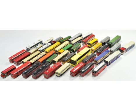 An impressive and large group of 40 diecast coaches / buses relating to EFE, Corgi and some others inc Creative Master. 1/76 