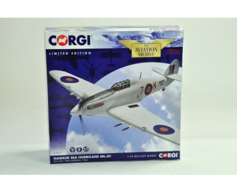 Corgi Diecast Model Aircraft comprising 1/72 No. AA39703 Hawker Sea Hurricane MKIIC. Appears complete with no damage, looks t