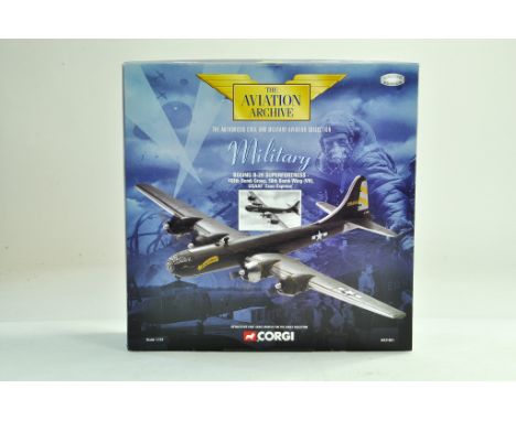 Corgi Diecast Model Aircraft comprising 1/144 No. AA31801 Boeing B29. Appears complete with no damage, possibly removed from 