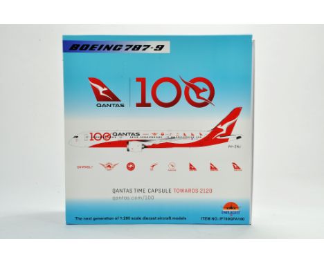 Inflight Models Diecast Model Aircraft comprising 1/200 Boeing 787-9 Qantas. Sold as a Factory Return with minor faults. Wing
