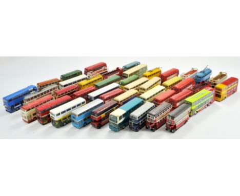 An impressive and large group of 40 diecast double deck buses relating to EFE, Corgi and some others inc Creative Master. 1/7