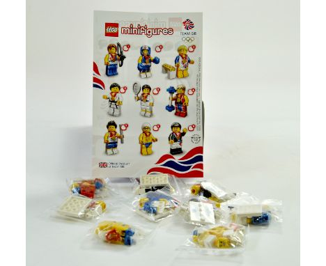 Lego Minifigure Series comprising Team GB set of 9 Figures. Unbuilt, Rare. Note: We are always happy to provide additional im