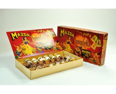 British Thomson Houston Ltd Mazda Disney Light Series consisting Snow White and the seven dwarfs. Untested, however appear we