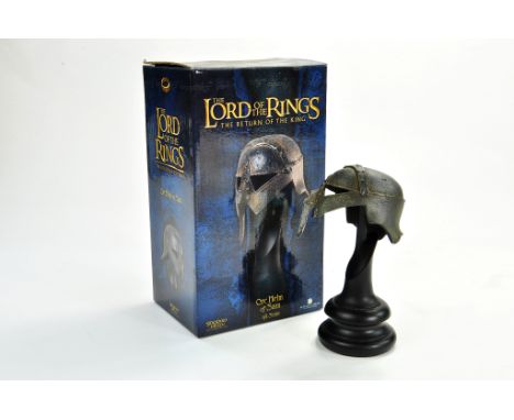 Lord of the Rings LOTR collectables comprising Sideshow WETA Orc Helm of Sam - 1/4 scale. Possibly displayed at some stage, h