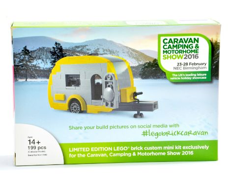 Lego Professional Certified Set for 2016 Motorhome and Caravan Show. Limited Issue. Unopened. Rare. Note: We are always happy