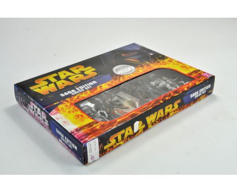 Star Wars collectables comprising Saga Edition Chess Set. Looks to be unused. 