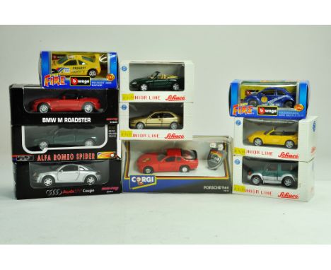 A group of diecast comprising various makers, Corgi, Schuco and others. Excellent in boxes.