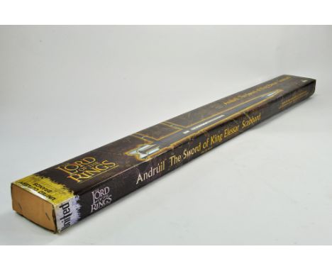 Lord of the Rings LOTR collectables comprising impressive United Cutlery True to Life 1/1 scale Anduril Scabbard. 