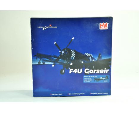 Hobby Master Diecast Model Aircraft comprising 1/48 F4U Corsair. Appears complete, looks to have been taken out of box but li