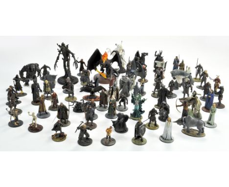 Lord of the Rings LOTR collectables comprising a large and spectacular collection of heavy pewter / resin miniature figures. 
