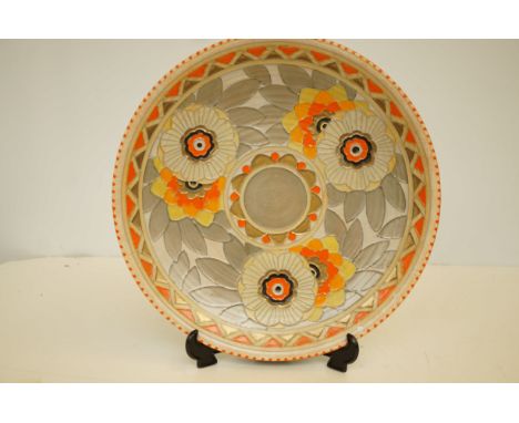 Fredrick Rhead by crown ducal charger Diameter 32 cm 