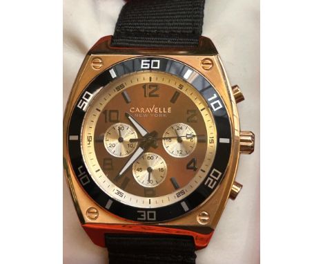 Gents Caravelle chronograph wristwatch 