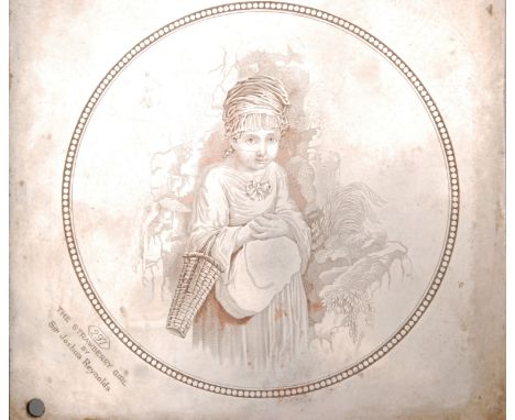 A set of four zinc over copper lithograph printing plates each engraved with various stages of the printing process for The S