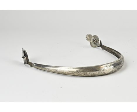 Silver bracket, 833/000, with clamps, with engraving. MT.: unclear, jl.: X:1882. Size 22cm. about 80 grams. In good condition