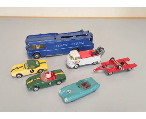 Corgi Toys-&nbsp; Corgi Major Ecurie Ecosse Racing Car Transporter 1126 &amp; four other vehicles to include Corgi Lotus MK I