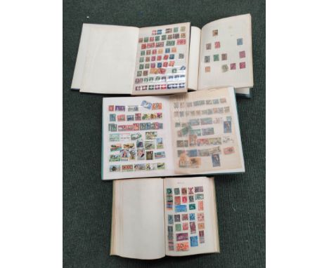 Four well filled World &amp; Commonwealth postage stamp albums comprising of issues from Canada, St Vincent etc. also to incl