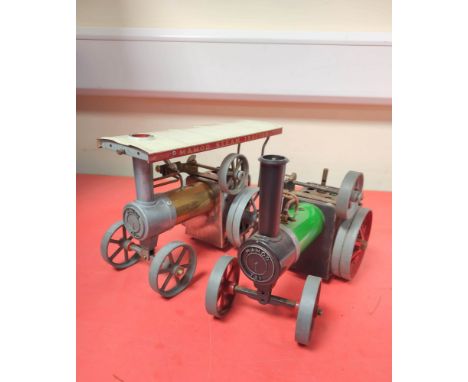 Mamod TE1 & a TEIA Steam tractor (2) 