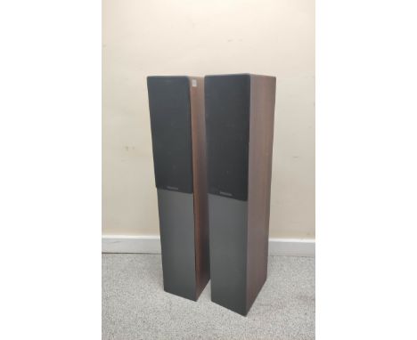 Cambridge Audio integrated Amplifier and two floor standing Cambridge Audio speakers. 