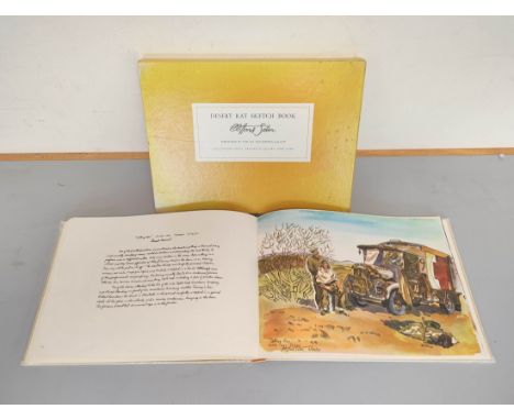 Clifford Saber Desert Rat Sketch Book, published by Sketchbook Press, New York 1959 in slipcase. 