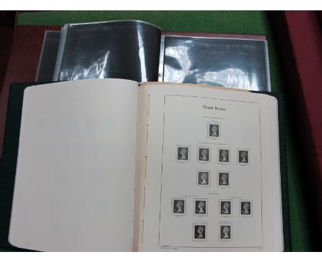 An Empty Royal Mail Presentation Pack Album and a Light House GB Hingless Album, 1987-1993, virtually empty, but excellent co