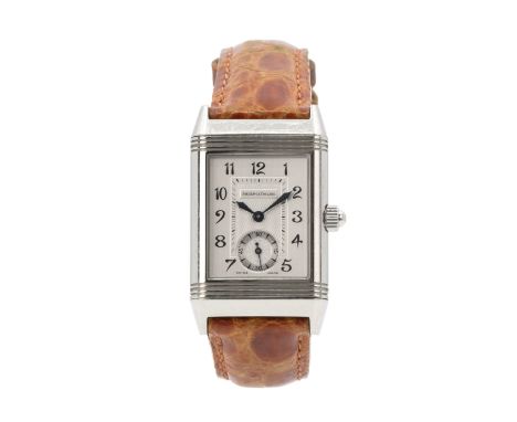 Jaeger-LeCoultre Reverso DuettoJahr 2004, Handaufzug, patentiertes Wendegehäuse, Gehäuse mit Brillantbesatz, Werk-Nr. 2142339