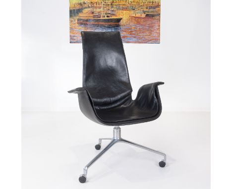 Knoll International 'FK 6725' Tulip Lounge Chair, Entwurf von Jørgen Kastholm und Preben FabriciusKnoll International, USA, E