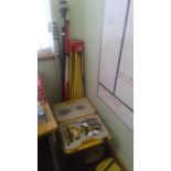 Topcon 4040 Prism Station complete with carry case, spare head, tripod, Sokkia pole, pole bracket,