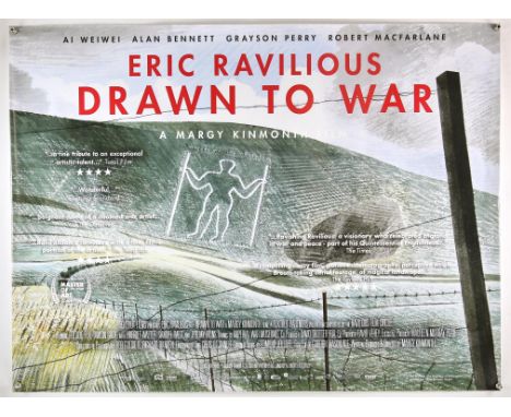 Drawn to War (R-2022) British Quad film poster, by Eric Ravilious, rolled, 30 x 40 inches. 