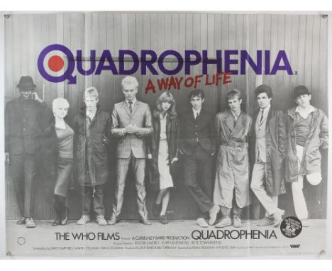 Quadrophenia (1979) British Quad first release film poster the movie based on The Whos rock-opera of the same name, starring 
