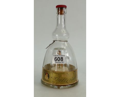 Bols vintage musical liqueur bottle with dancing ballerina inside