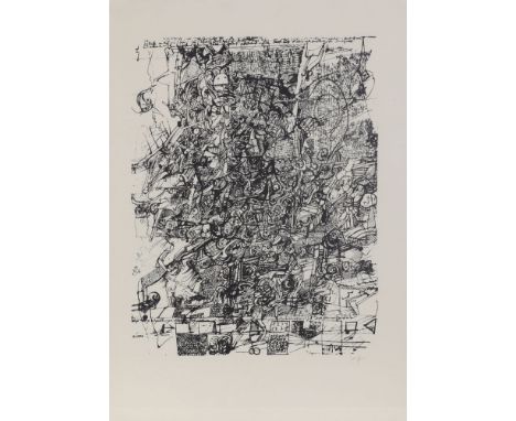   Horst Janssen  1929 Hamburg - 1995 Hamburg - "1, 2, 3, 4, 5, 6, 7, 8" - Lithografie/Papier. 57 x 43,5 cm, 75,5 x 53,4 cm. S
