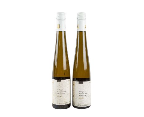 WEINGUT DR. HEGER 2 Flaschen "Ihringer Winkelerger Eiswein" 2008 Region: Baden, Deutschland, Rebsorte: Muskateller, 375 ml, 8
